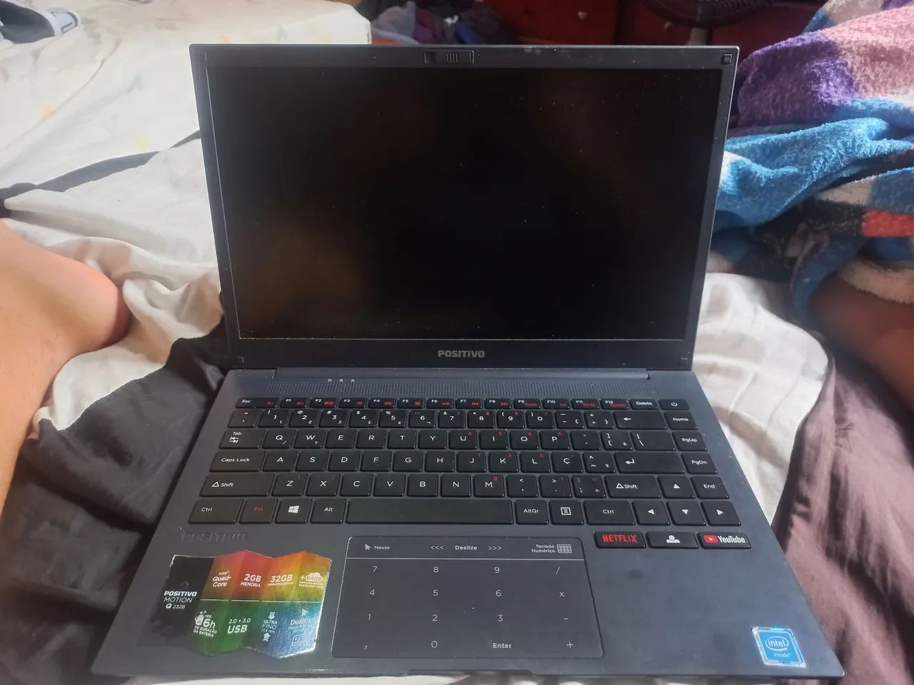 Notebook 900,00$ eceito troca - Foto 2