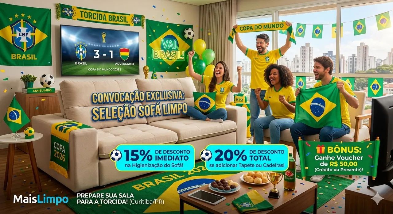 Limpeza e higienização de estofados 
