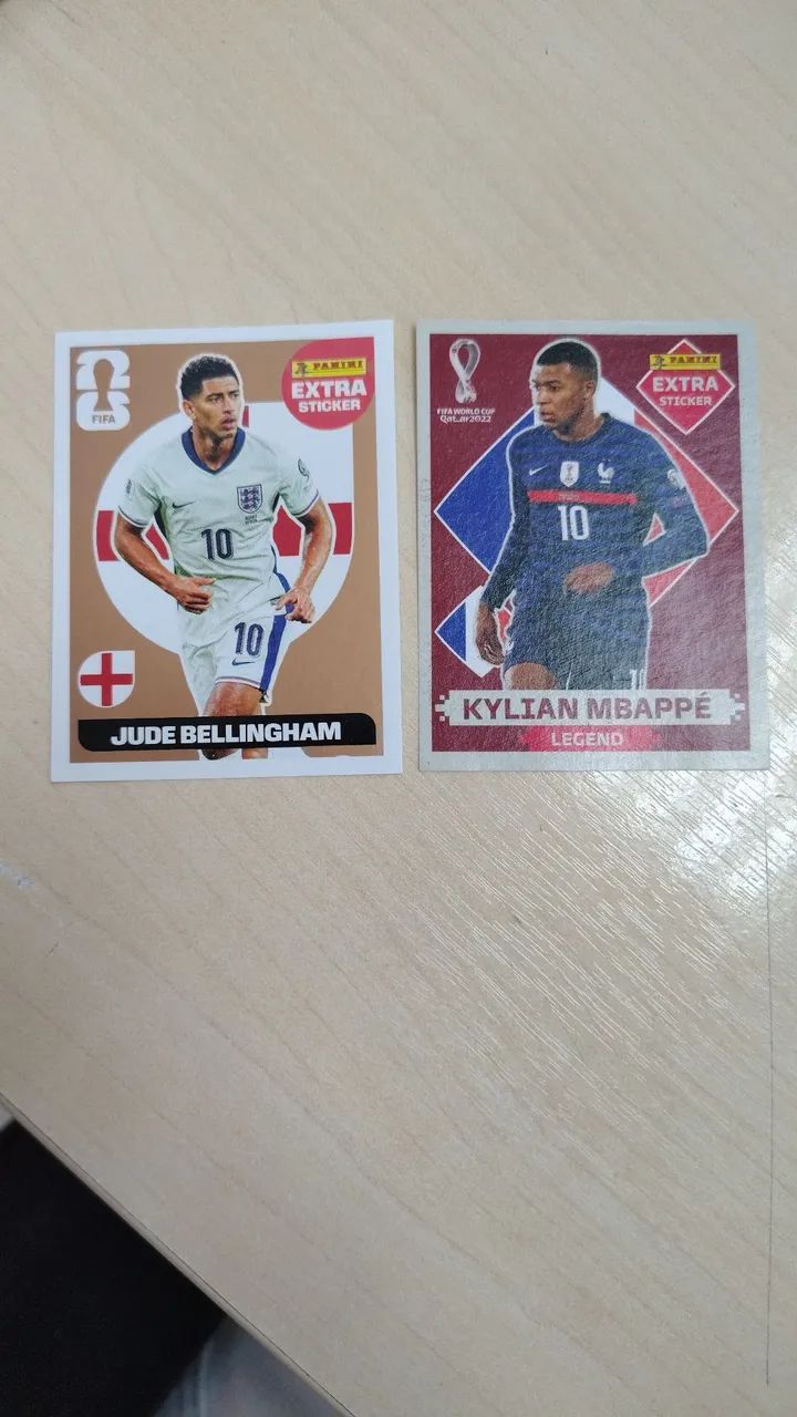 Figurinhas legends copa 2022 e 2026
