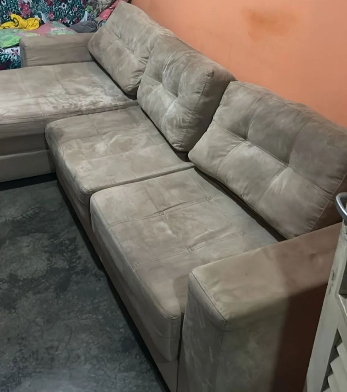 Sofá retrátil com 1chaise fixa  - Foto 2