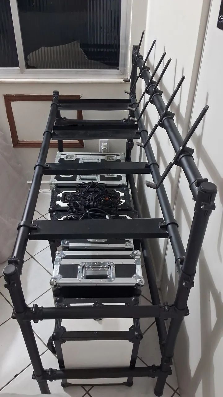 Rack Titânio para toca discos,  cdj etc. - Foto 4