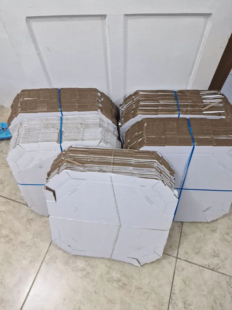 Caixas de papelão, modelo pizza
