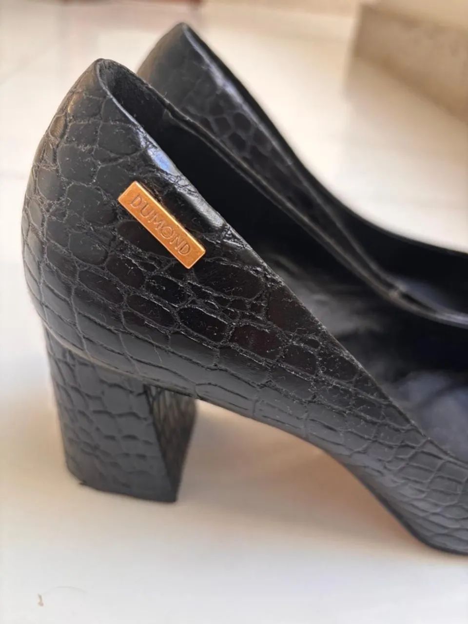 Scarpin em couro Dumond. - Foto 3