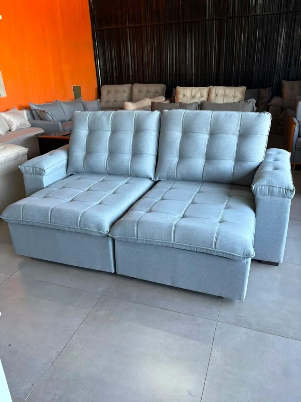 Sofá retrátil e reclinável Novo a pronta entrega  - Foto 2