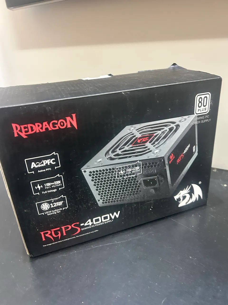Fonte Redragon RGPS 400W 80 Plus Nova na Caixa
