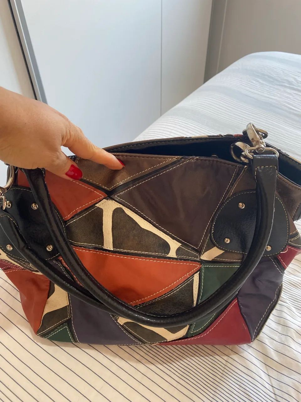 Bolsa de couro  - Foto 3