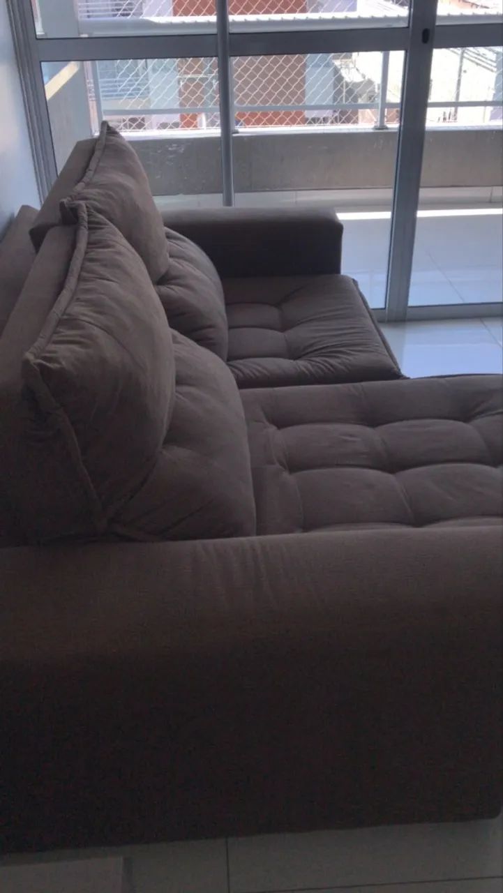 Sofá em Tecido para Sala de Estar - Foto 4