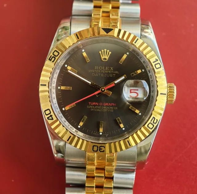 Relogio tipo Rolex Datejust Automatico 2 cores disponíveis - Foto 2