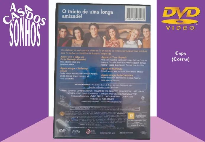 DVD O Melhor de Friends 1ª Temporada - CDs, DVDs etc - Prazeres