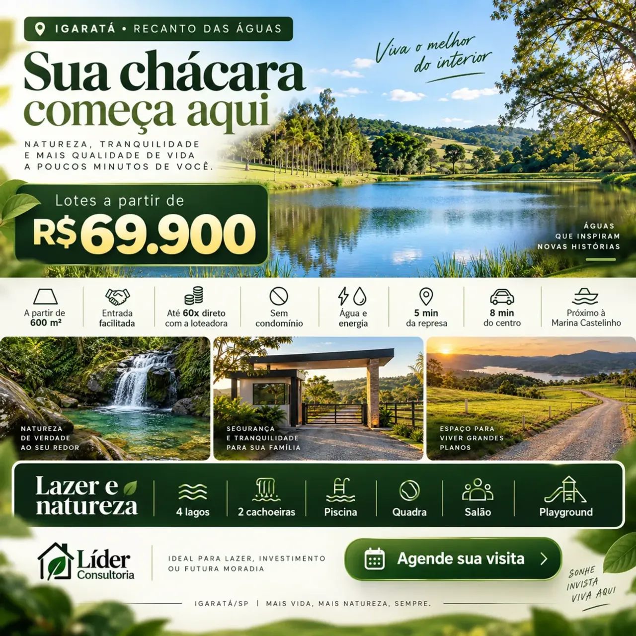 CHACARA PERTO DA REPRESA SEM BUROCRACIA BANCÁRIA!