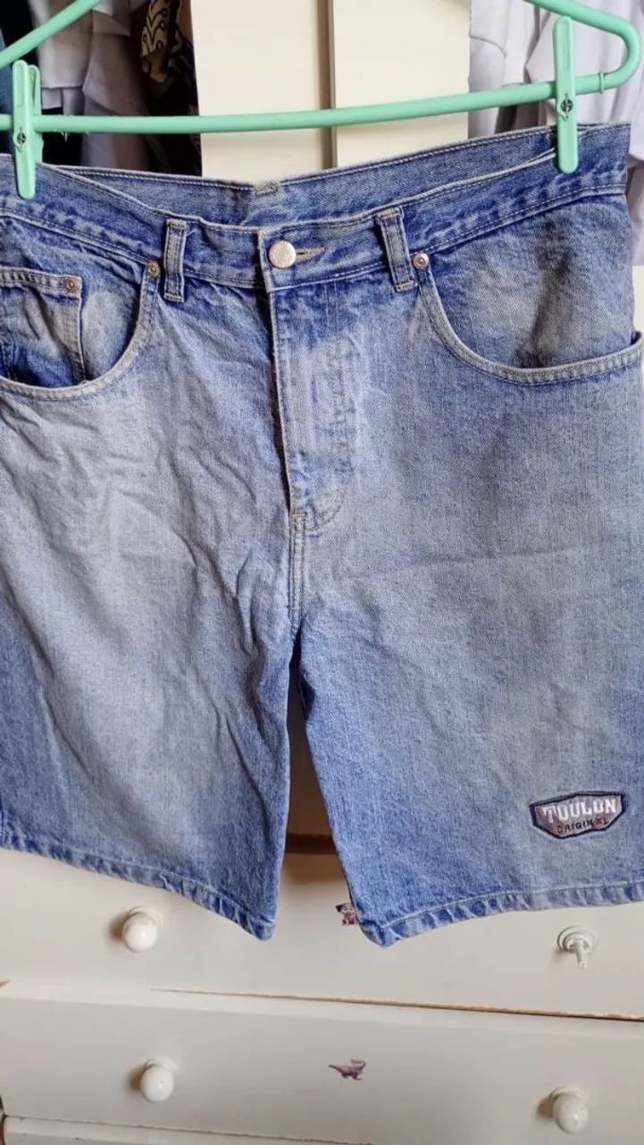 Bermuda jeans masculina Tam 42