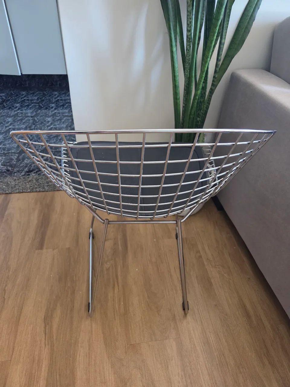 Conjunto 4 cadeiras com almofada Bertoia  - Foto 3