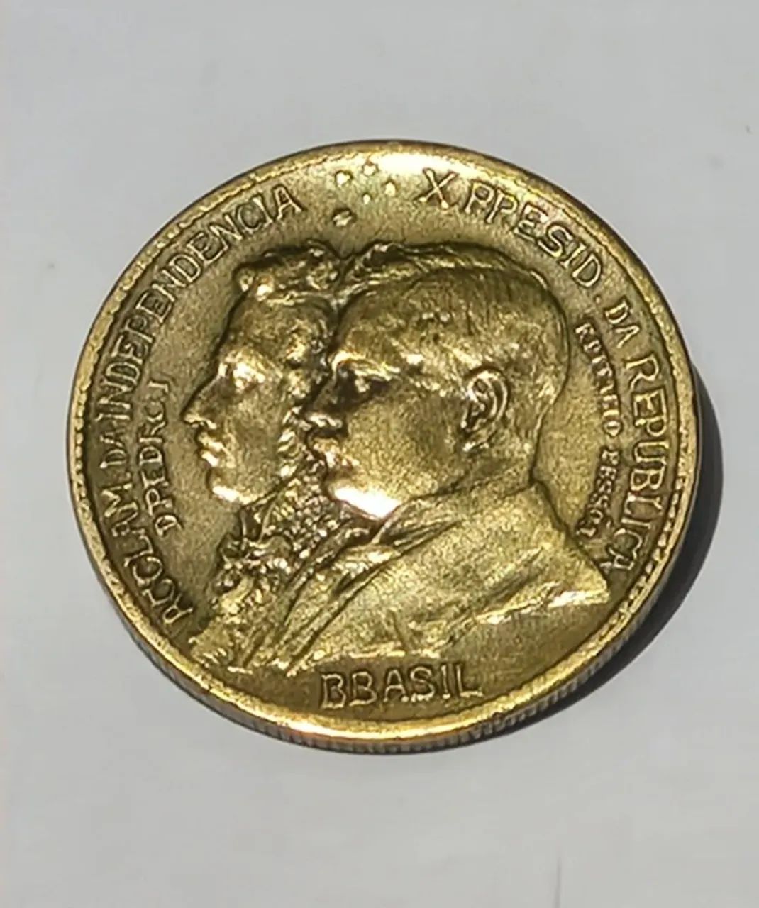 Moeda 1000 Reis 1922 BBASIL