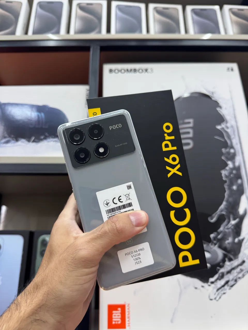 POCO X6 PRO 12/512GB CINZA SEMI NOVO COM CAIXA COMPLETO PROMOÇÃO