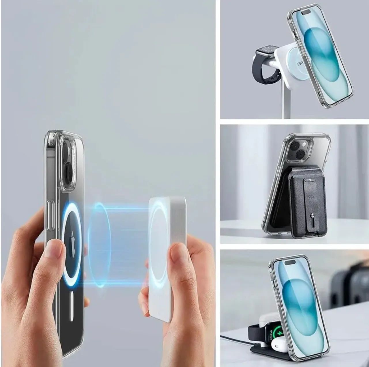Capa Magnetica Com Mag-safe Para iPhone 13 14 15 - Foto 3