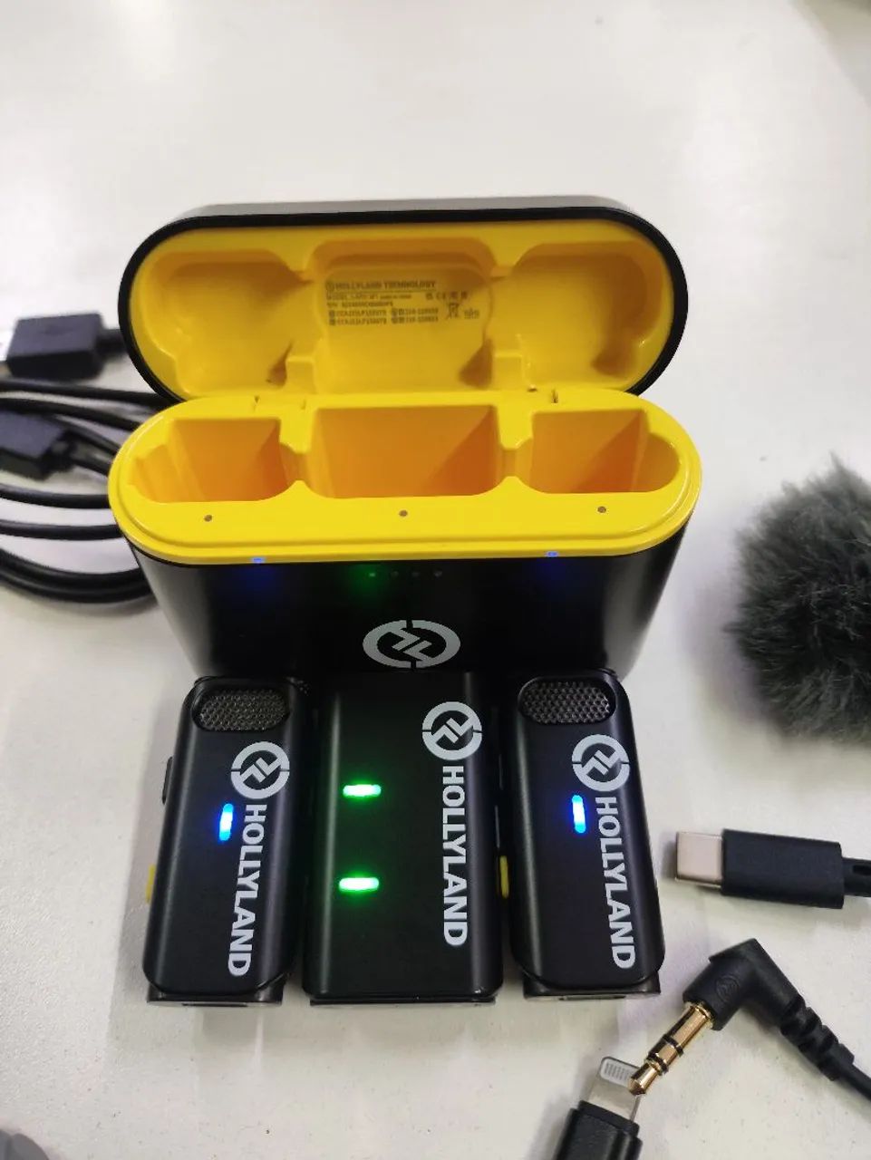 Microfone Lapela Hollyland Lark M1 Duo - Foto 4
