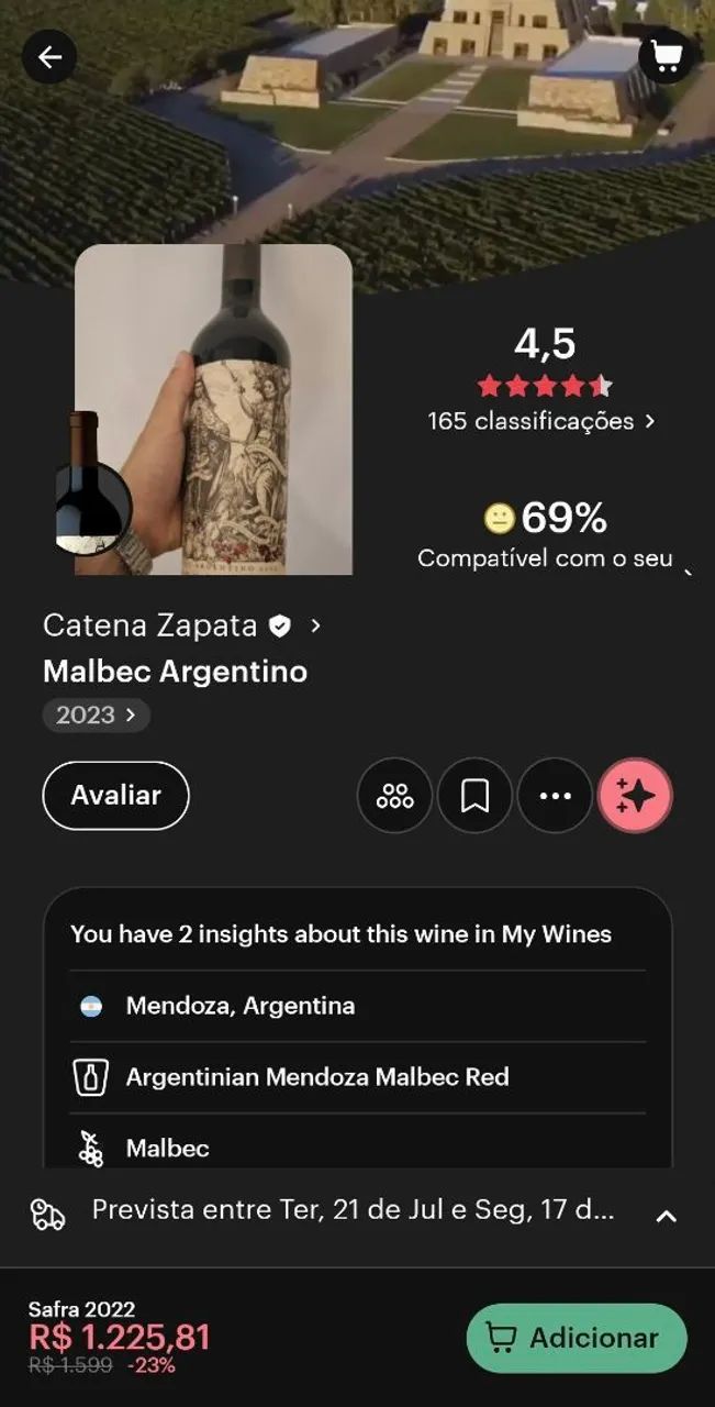 Catena Zapata Malbec - Foto 3