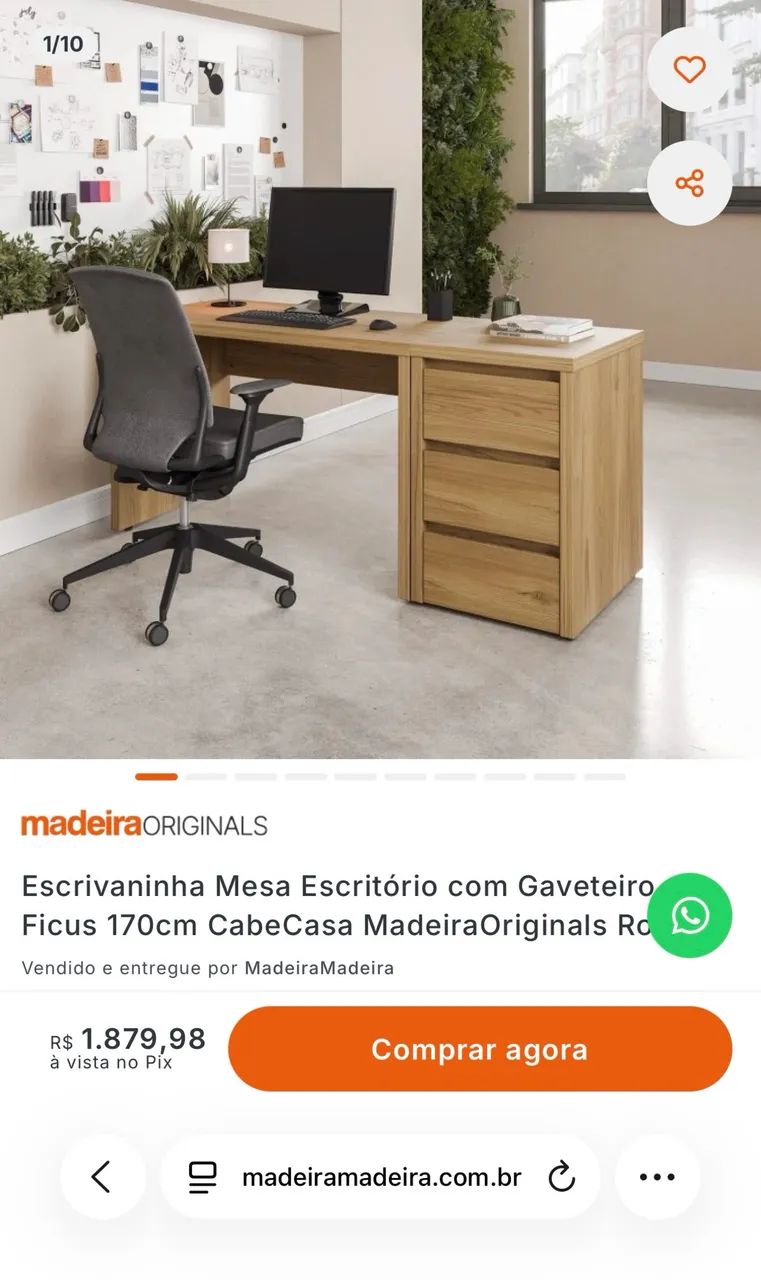 Mesa de escritório  - Foto 4