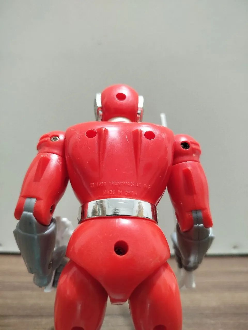 Red Flash do Choushinsei Flashman Trendmasters Masterbotix Power Bots - Foto 4