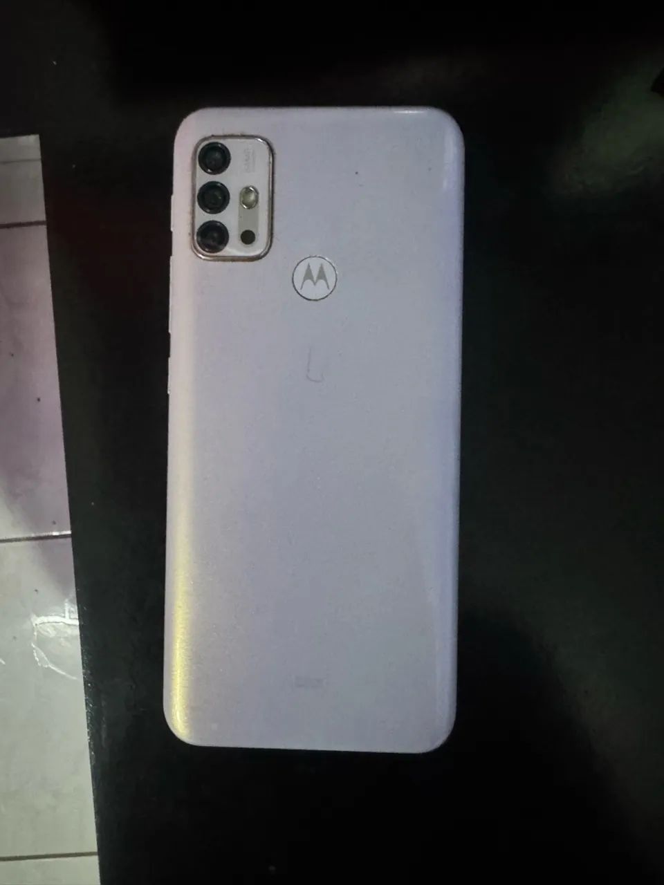 Celular moto g30 lilás