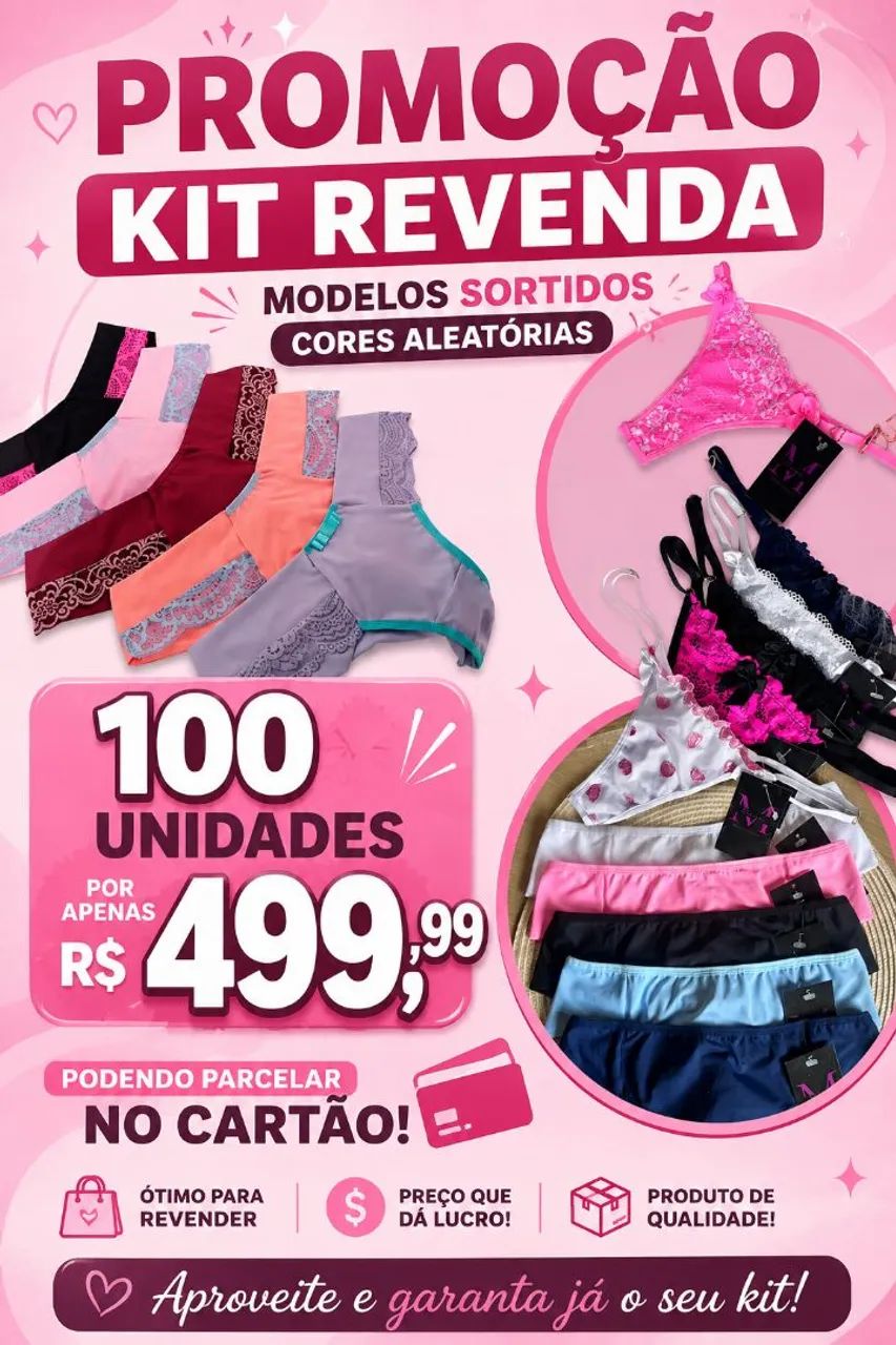 Kit calcinhas revenda