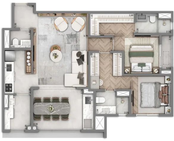 THE GRAND RESIDENCE BROOKLIN LIVING - Foto 14