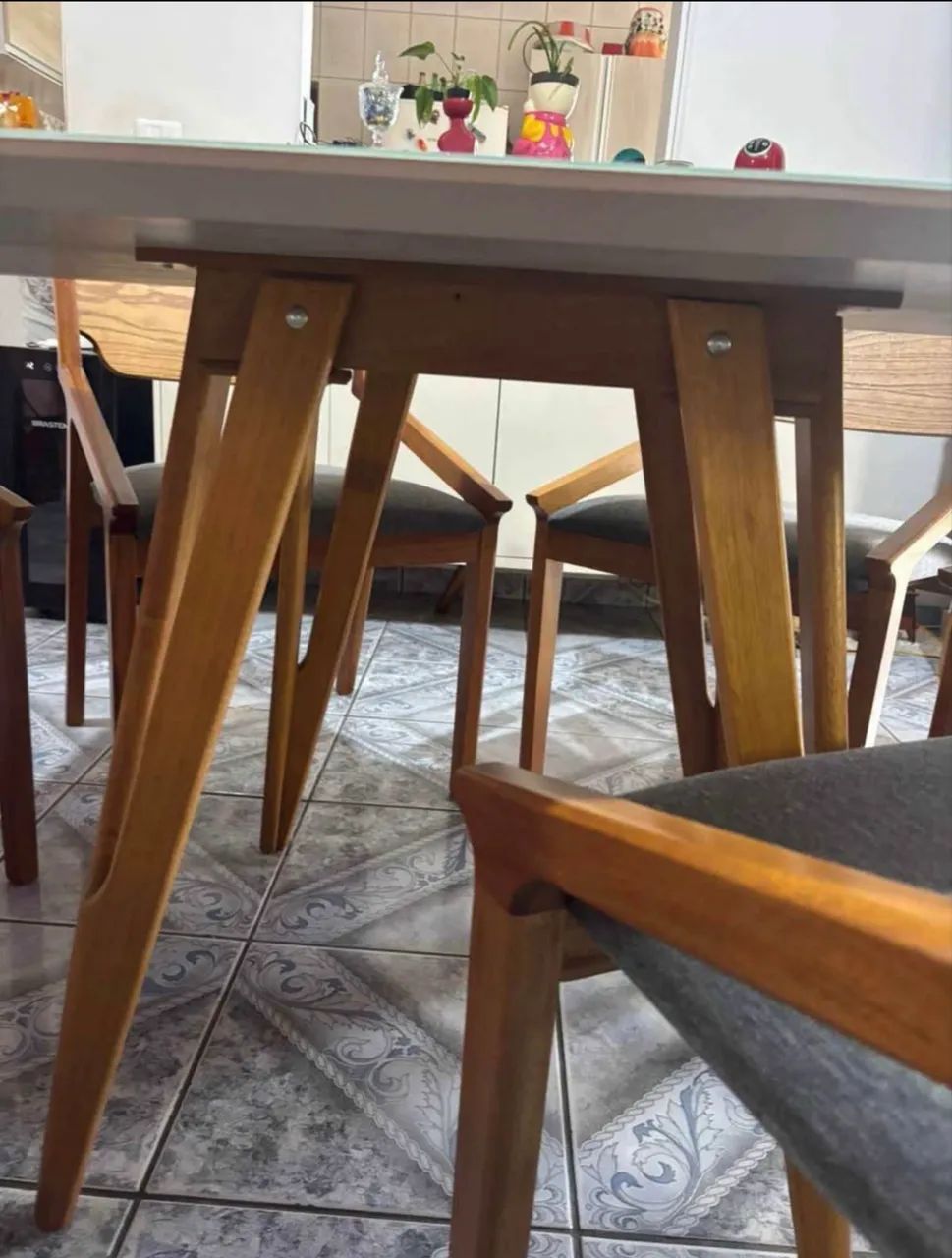Mesa Sala de Jantar com 6 cadeiras - Foto 4