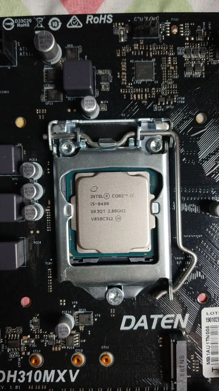 KIT PLACA-MÃE + PROCESSADOR INTEL CORE i5-8400 - Foto 4