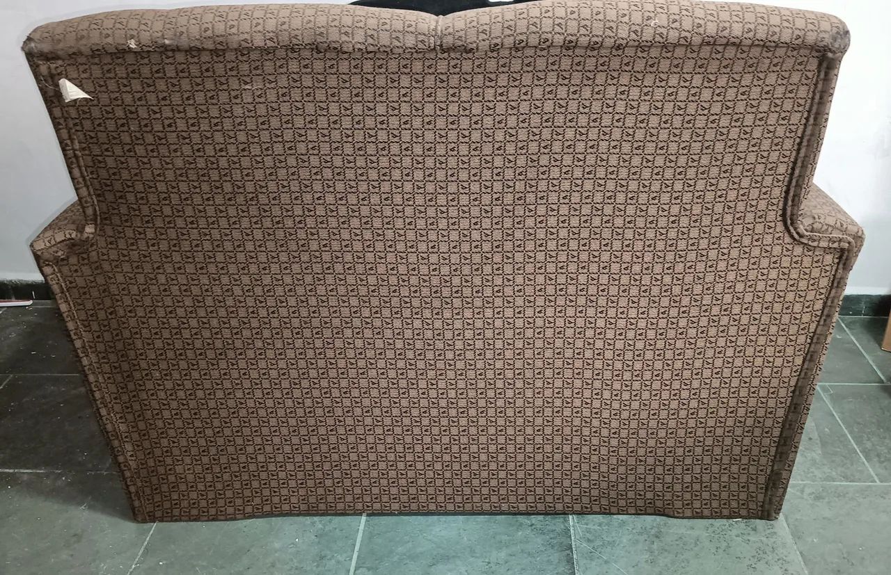 SOFÁ 2 LUGARES EXCELENTE ESTADO MARROM  - Foto 3