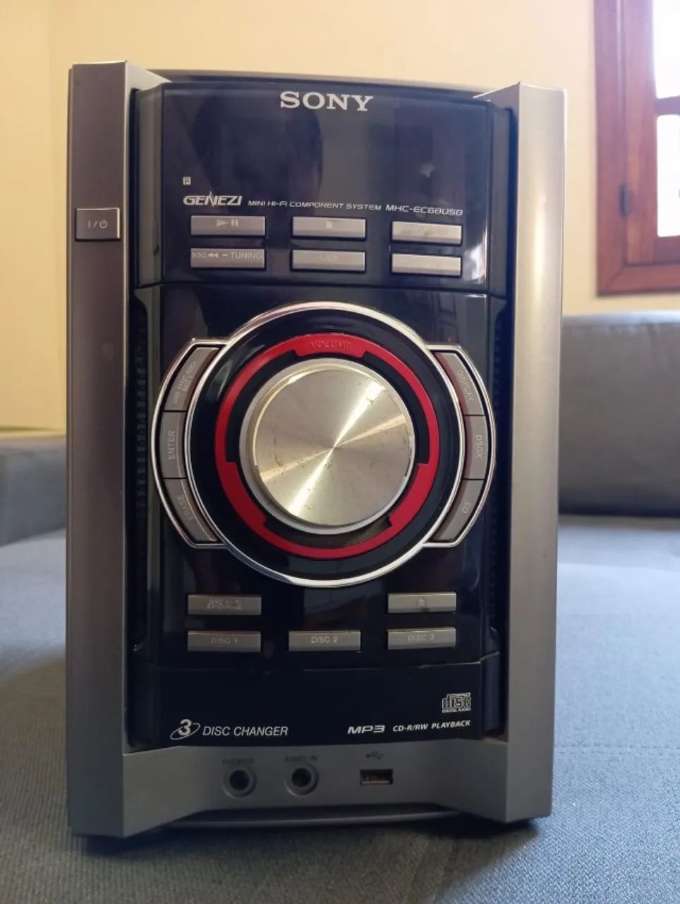 Mini System com USB, CD, MP3, Radio AM FM - Foto 3
