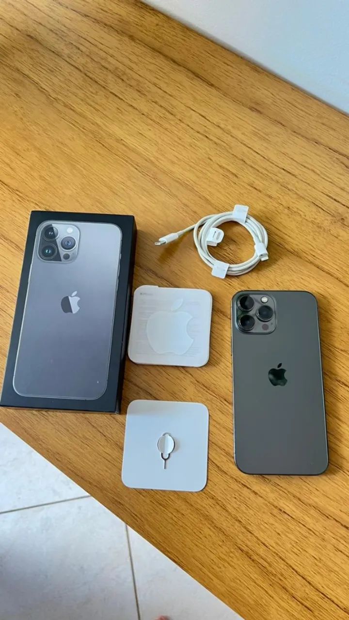 Iphone 13 Pro Max 256 GB Completo Bateria 76% Todo Original Unica