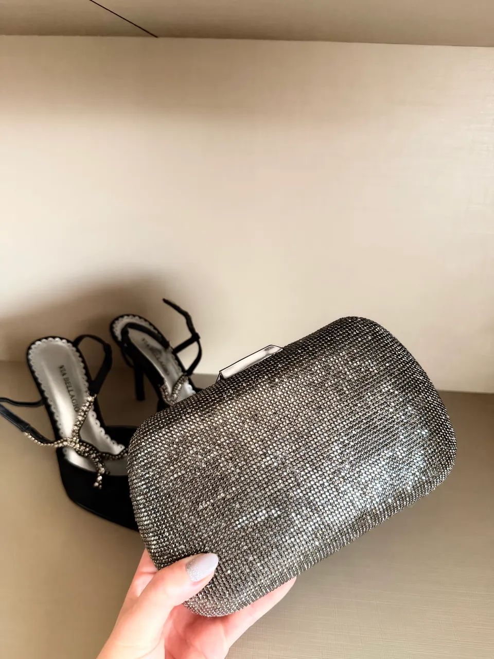 Clutch preta de festa  - Foto 3