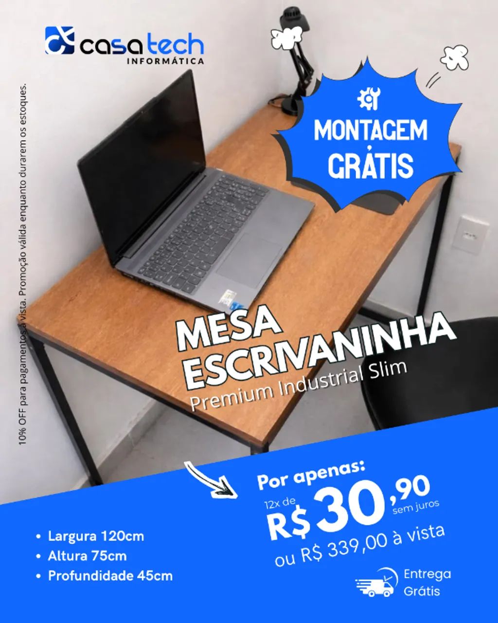 Mesa Para Escritório Em Belém e Ananindeua Entrega Grátis