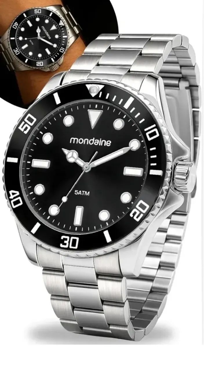 Relógio mondaine masculino - Foto 3