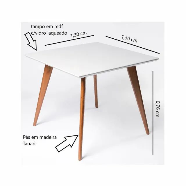 MESA QUADRADA 130 - Foto 3