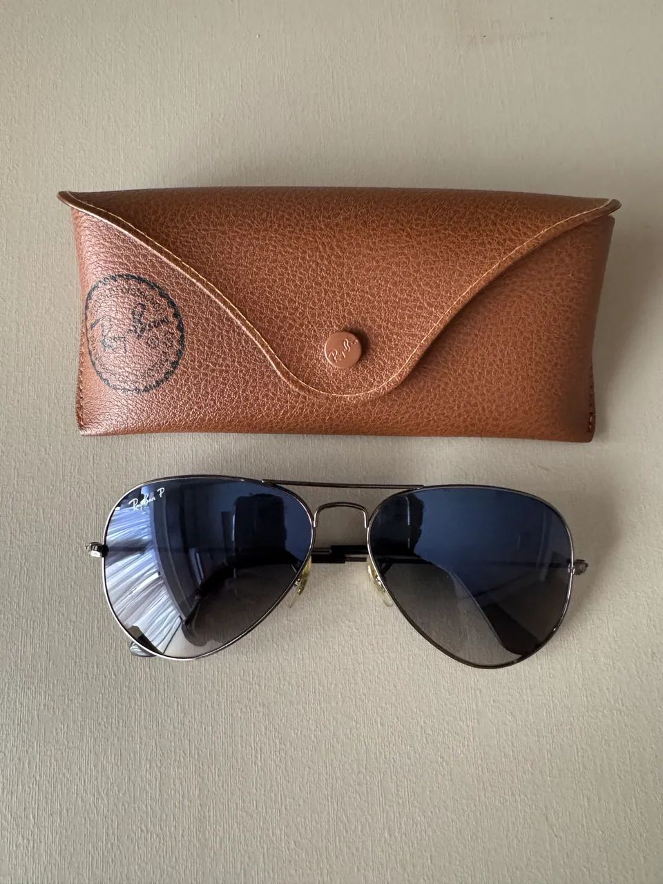 óculos rayban aviador novo - Foto 2
