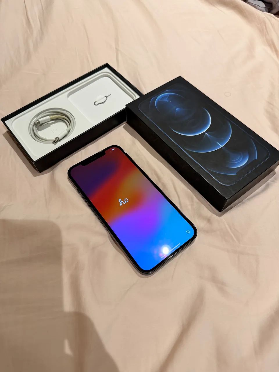 iPhone 12 Pro Max 256GB Azul - Ótimo Estado + Caixa - Celulares e