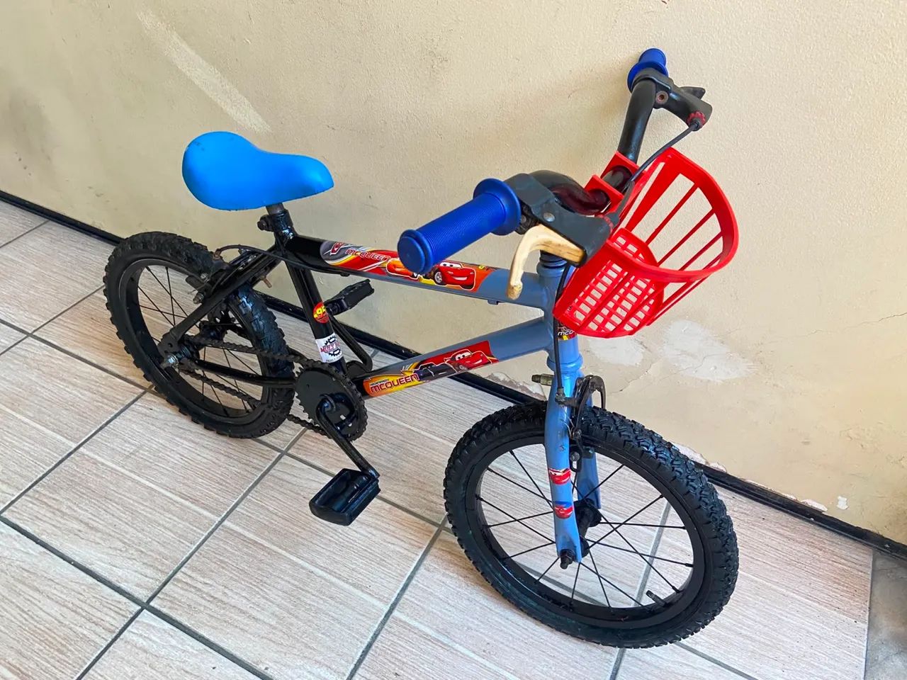 Bicicleta infantil Aro 16 - Mcqueen - Foto 3