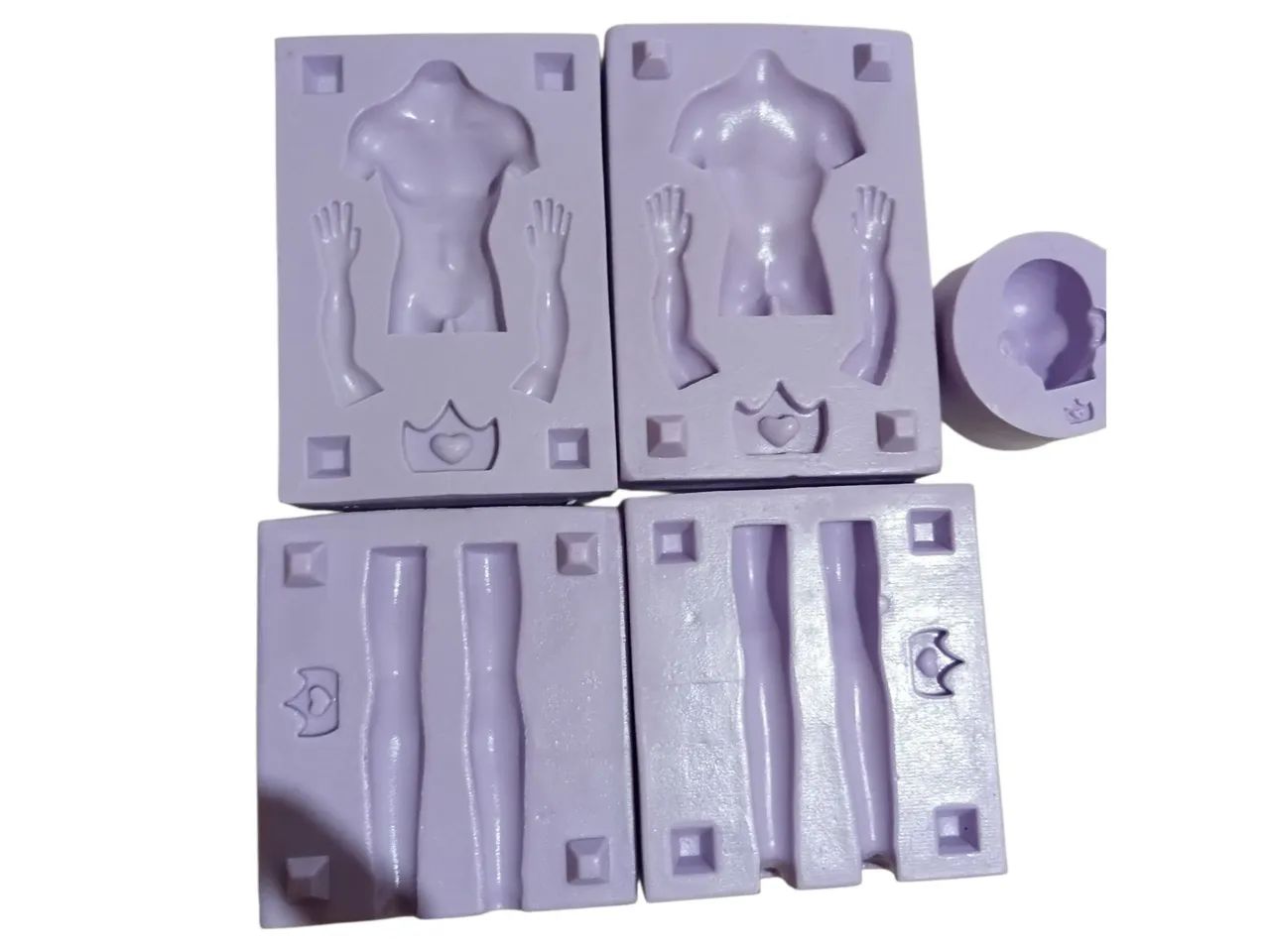 Molde corpo inteiro do silicone 