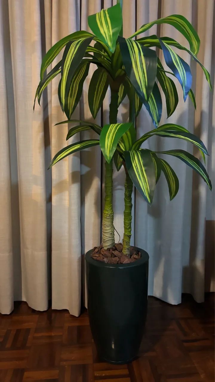 Planta Artificial Verde + Vaso  - Foto 3