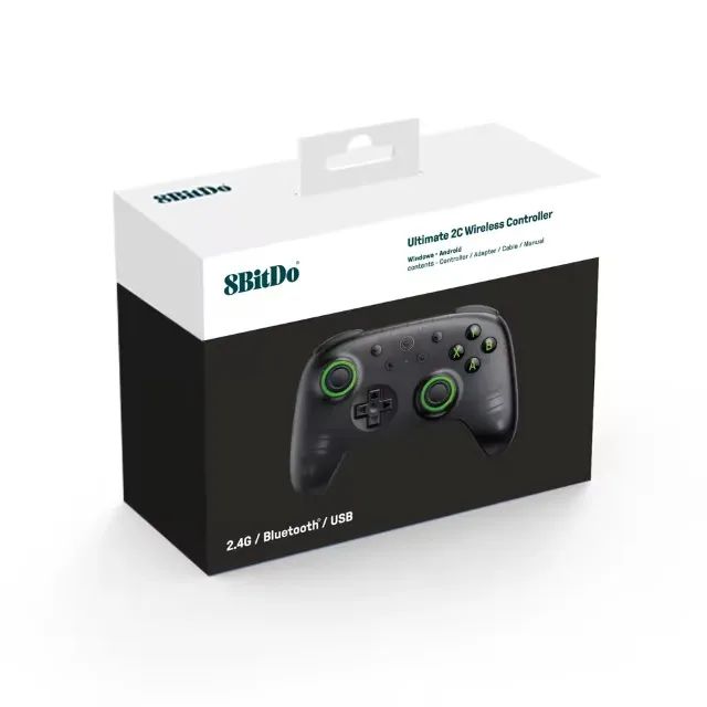 Controle 8BitDo Ultimate 2C - Sem Fio - Hall Effect GuliKit - Novo