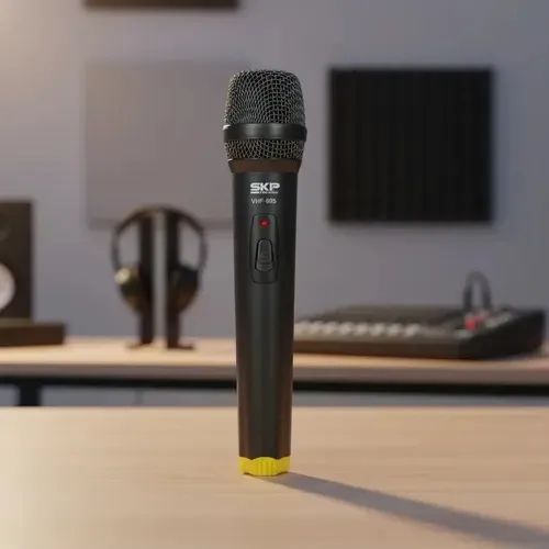 Microfone sem fio VHF 695 para eventos e apresentações Novo