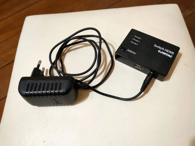 Hub Switch Hdmi Para TV - 3 Entradas 1 Saida - Full Hd Comtac - Conecte com Facilidade - Foto 4