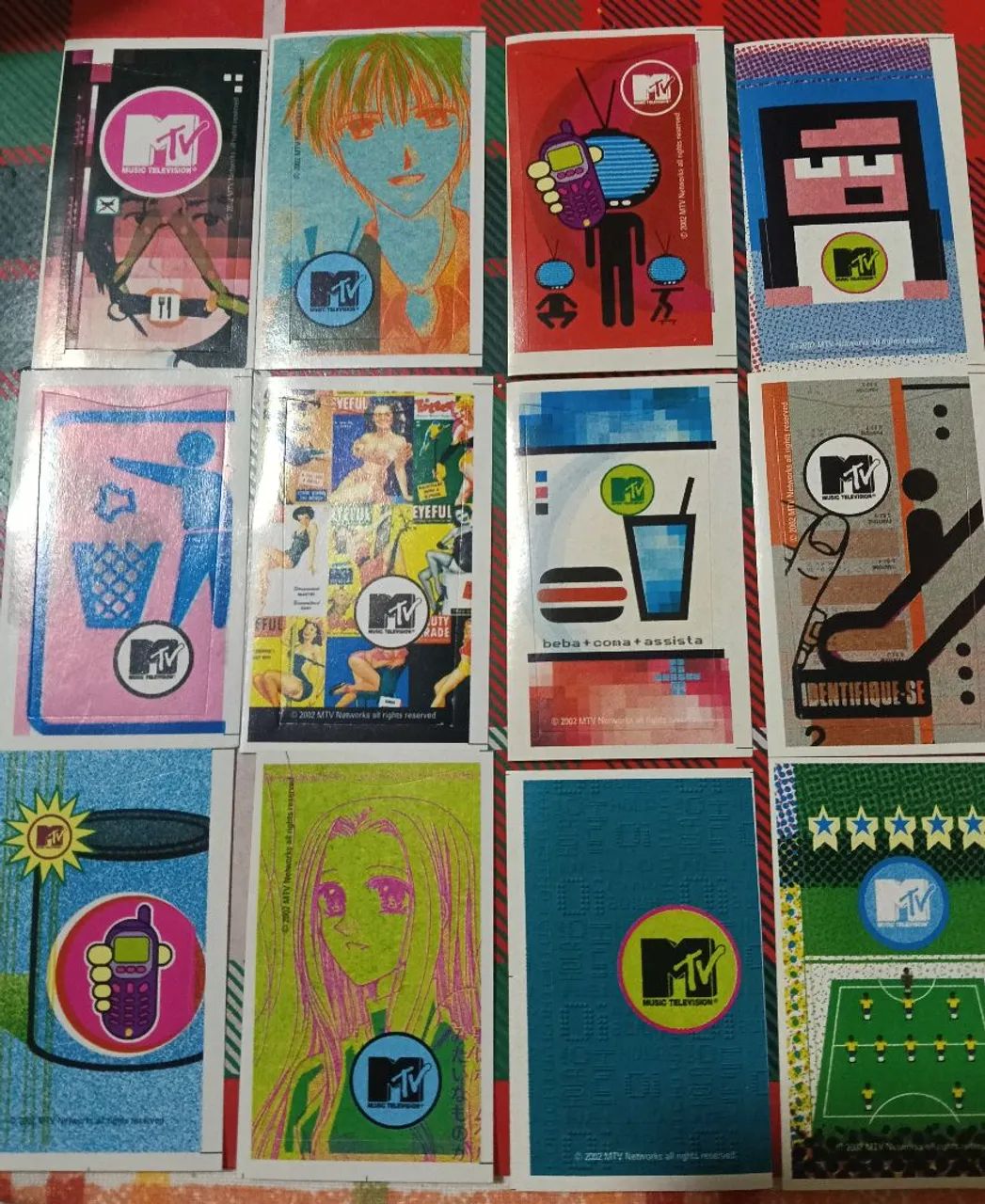 Antiga figurinhas da MTV