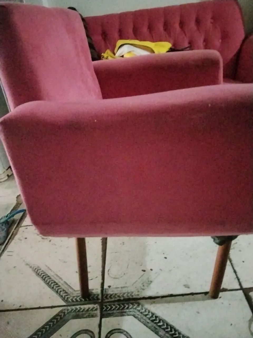 Cadeira rosa