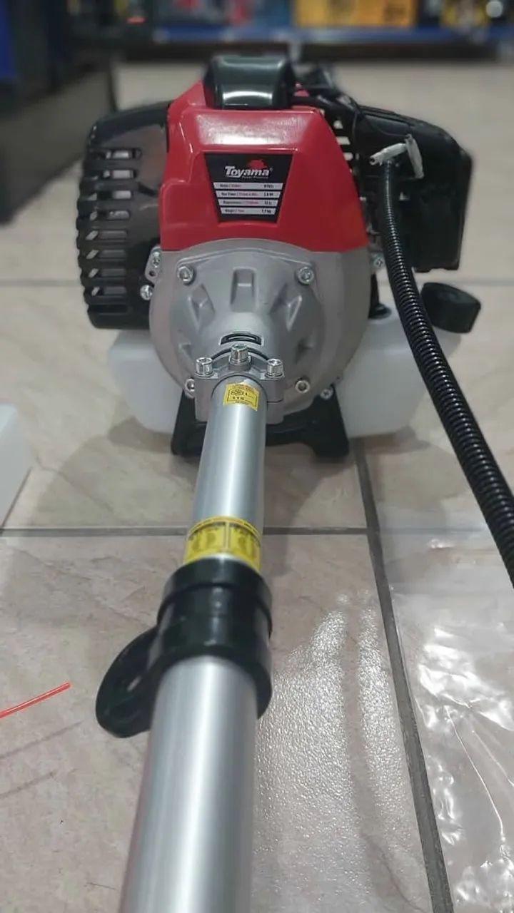 Roçadeira a gasolina 52cc e 2.0hp Completa C/ Acessórios - Toyama (Nova) - Foto 4