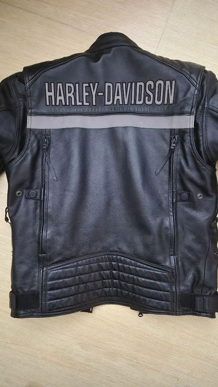 Jaqueta couro legítimo original Harley Davidson  - Foto 2