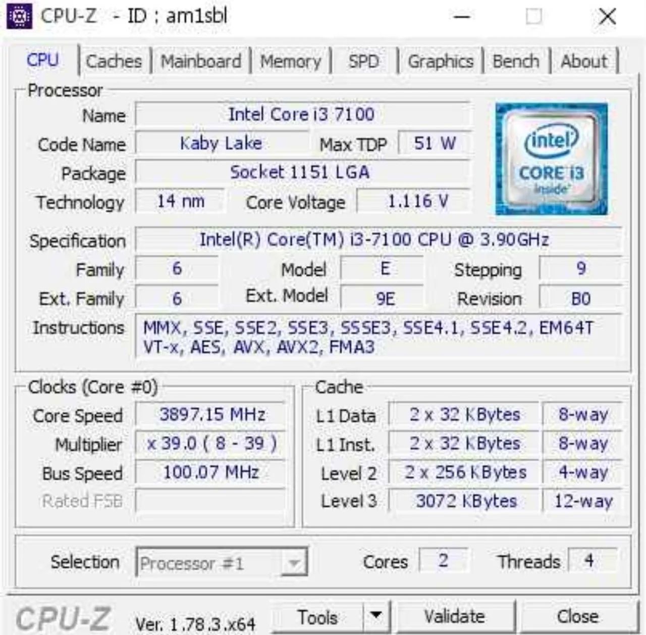 Processador Core i3 7100 7° Geração Socket 1151 - Foto 2