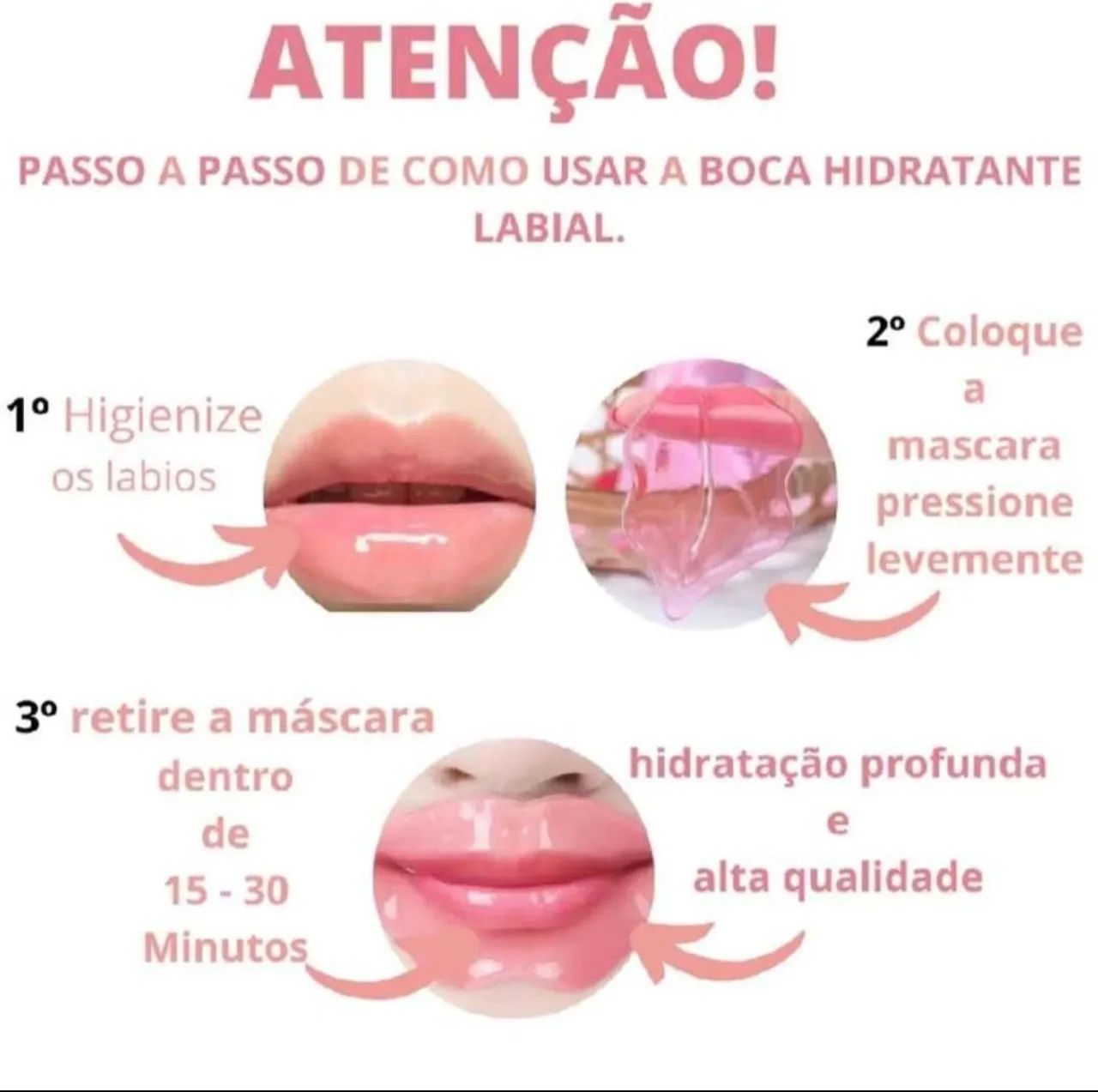 Máscara Labial com colágeno  - Foto 2