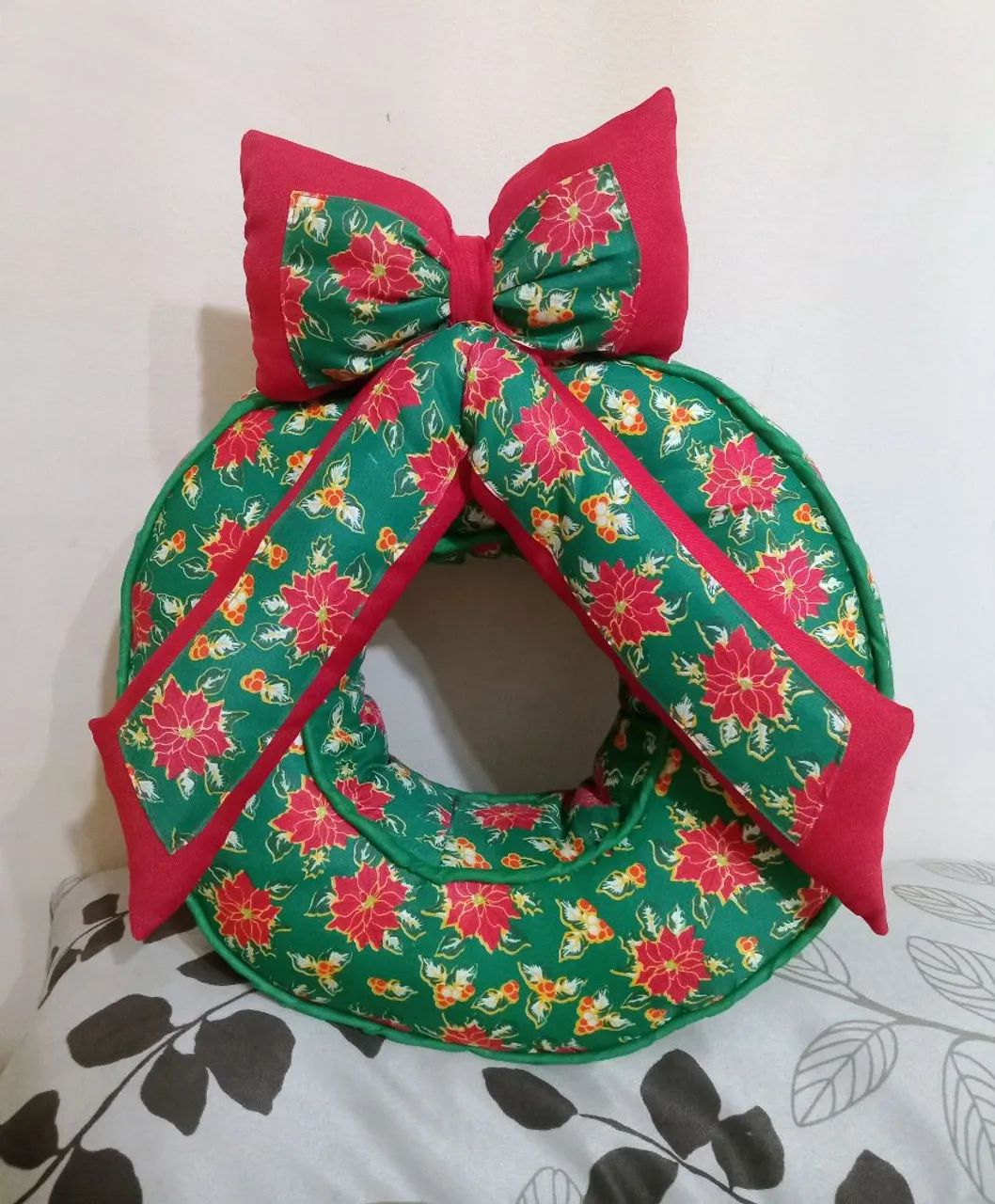 Almofada-Guirlanda de Natal